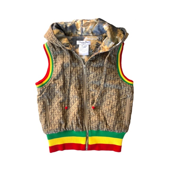 Dior | Jackets & Coats | Rare John Galliano For Dior Hooded Rasta